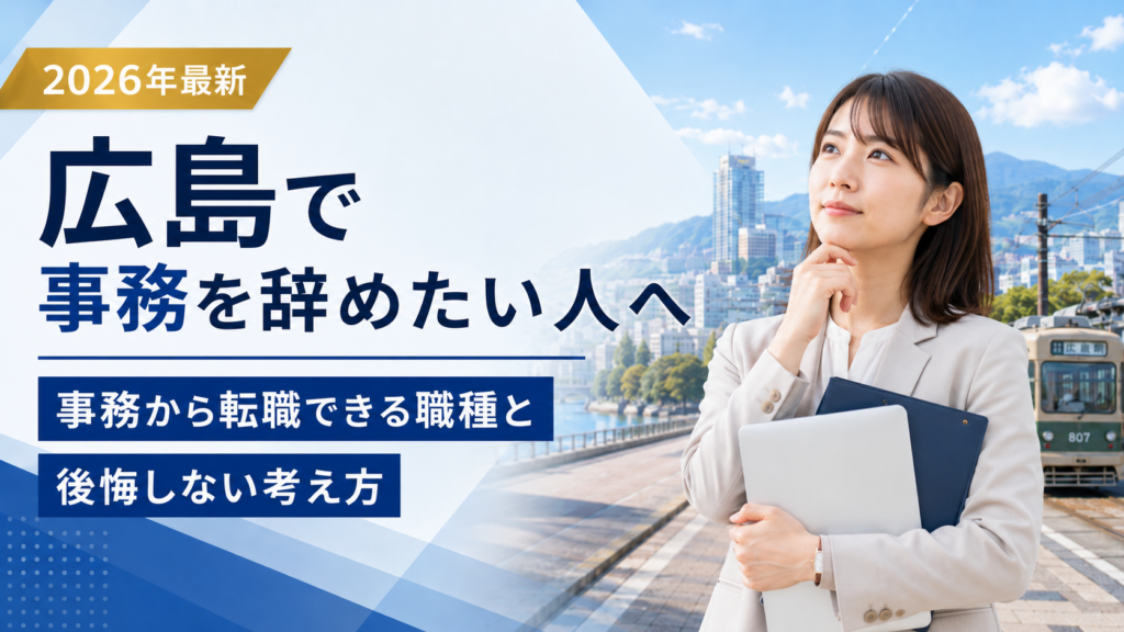 広島事務職やめたい