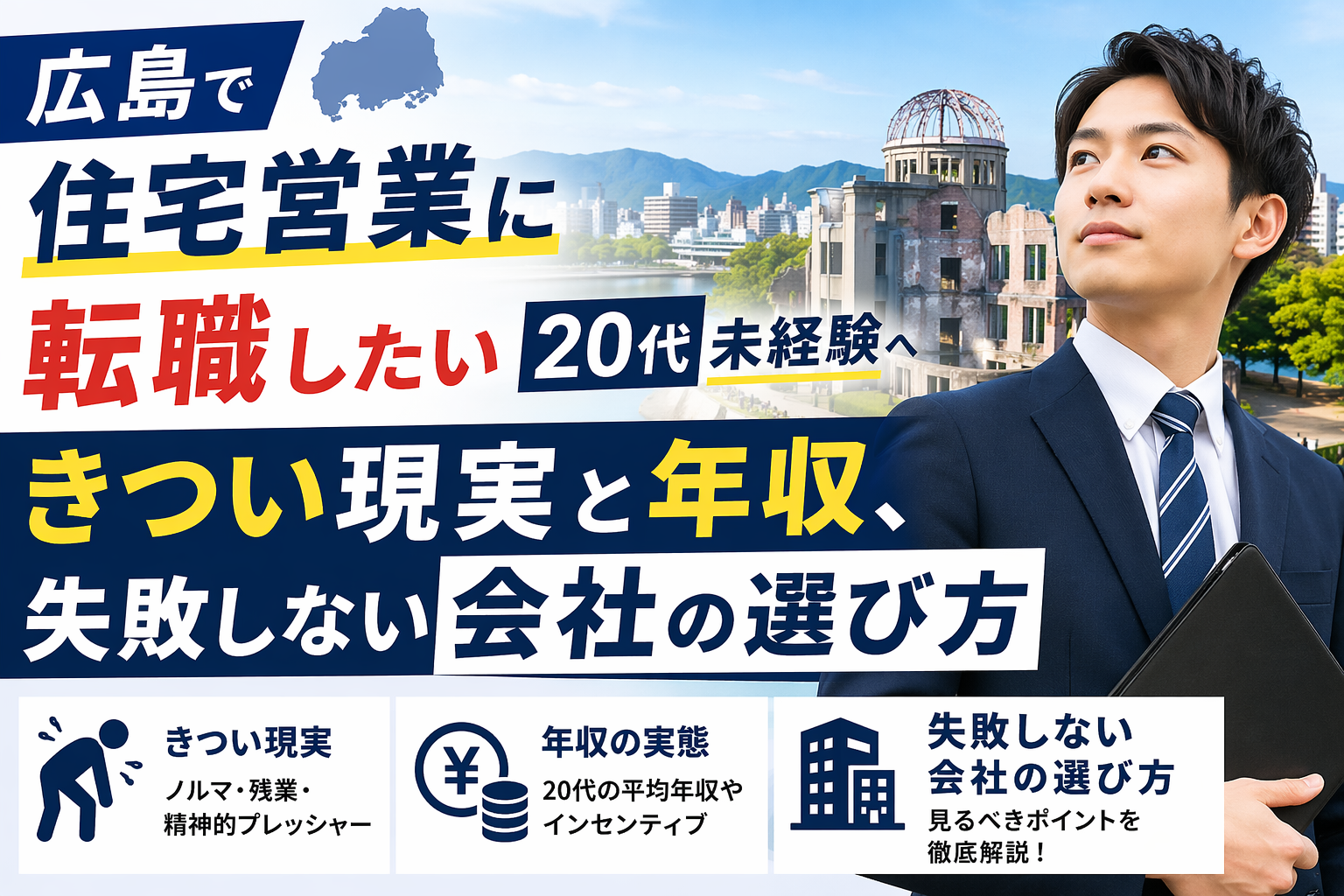 広島 住宅営業 転職 20代 未経験