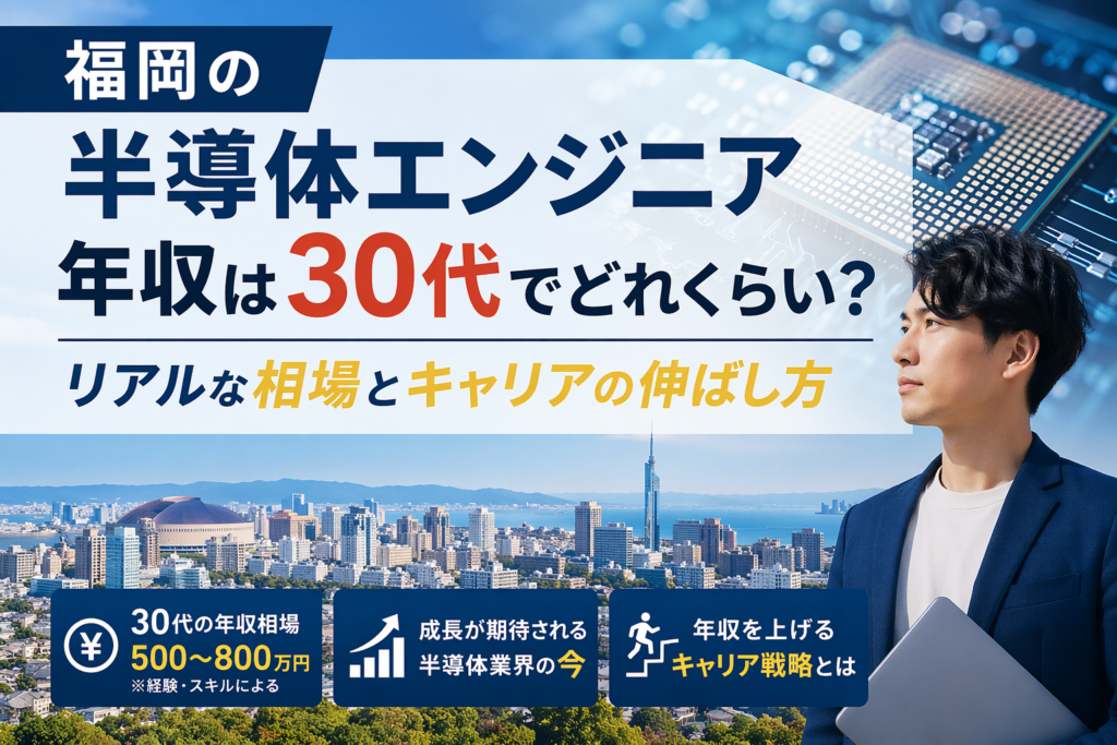 福岡 半導体 エンジニア 年収 30代