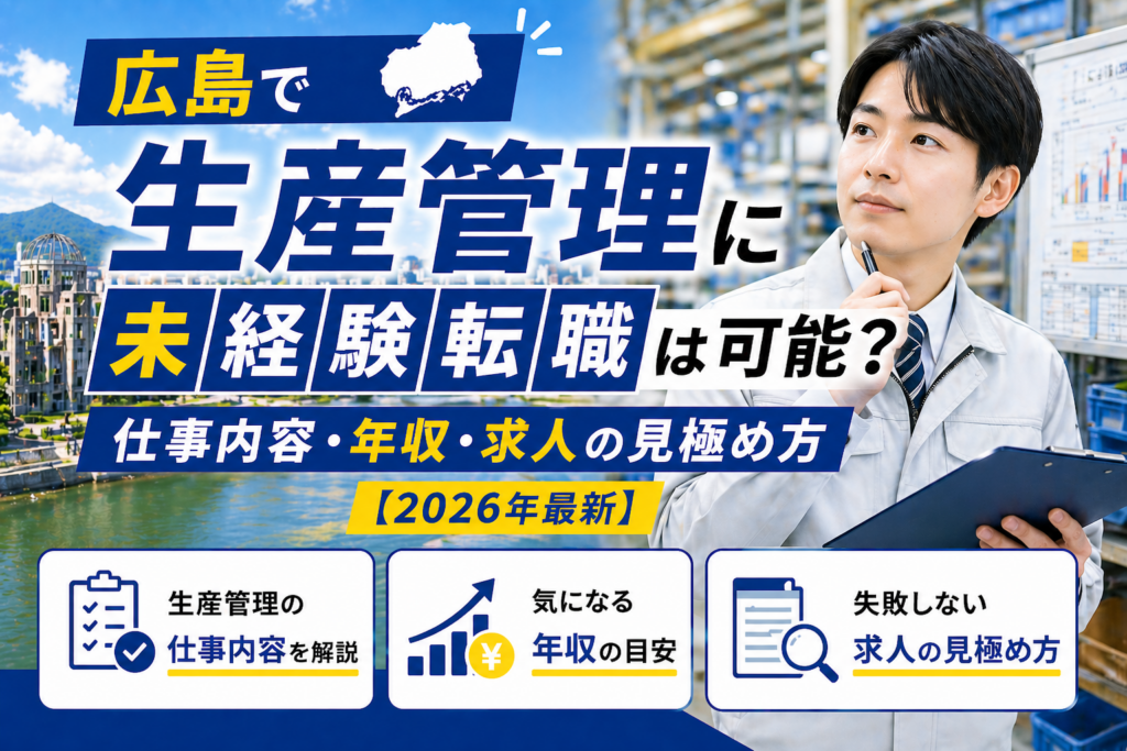 広島未経験から生産管理