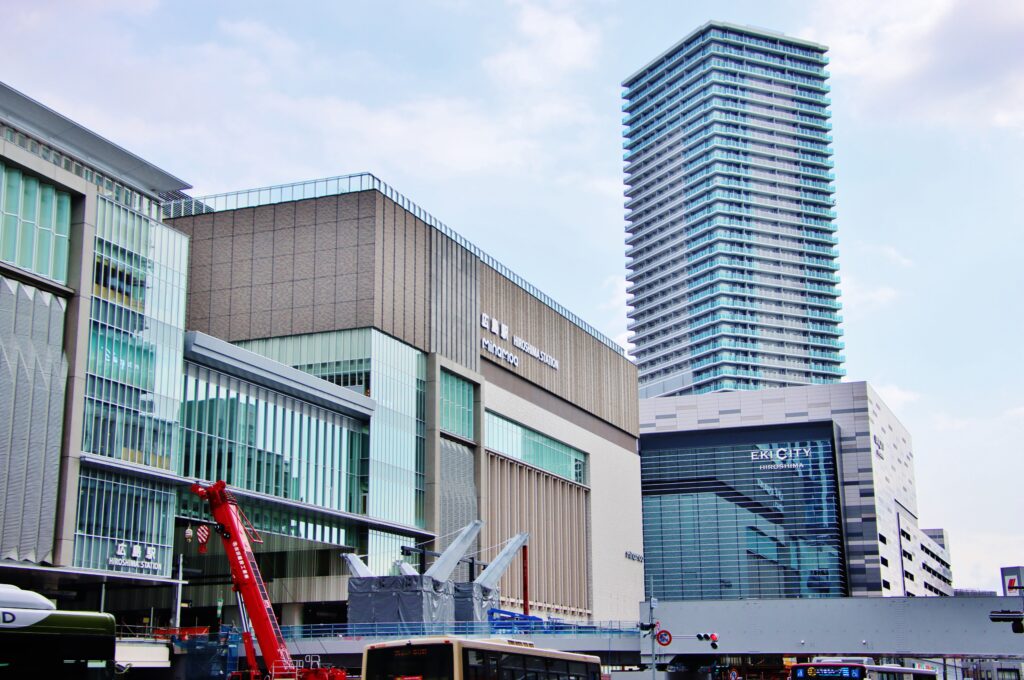 不動産営業 未経験 広島 再開発エリアの様子