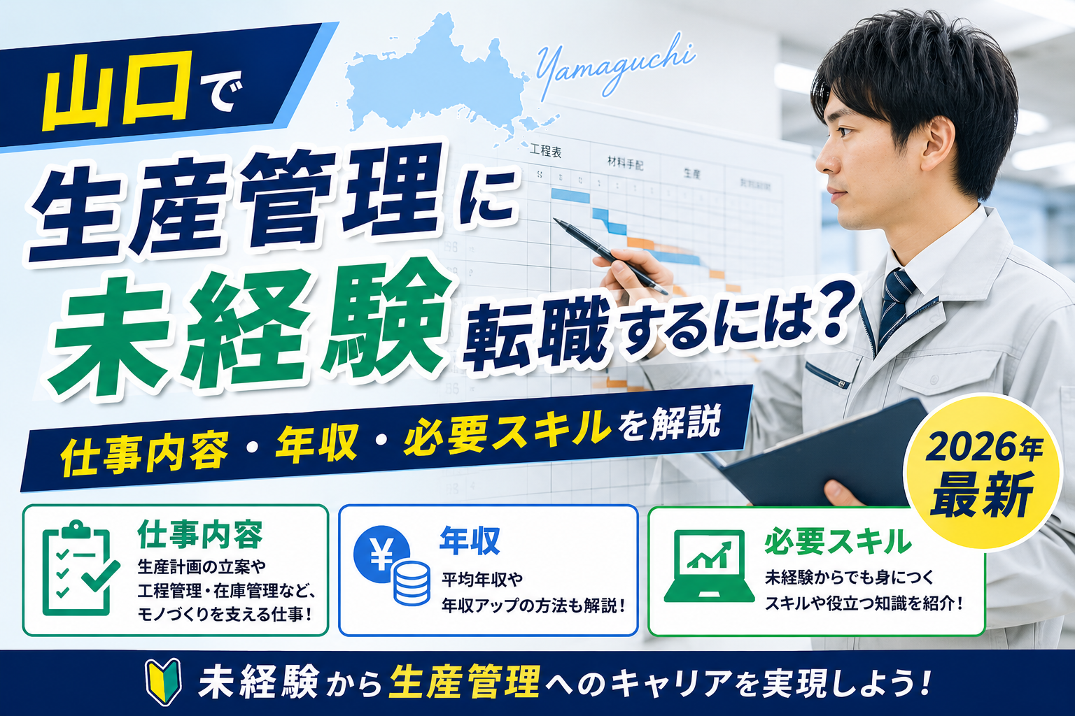 山口生産管理転職