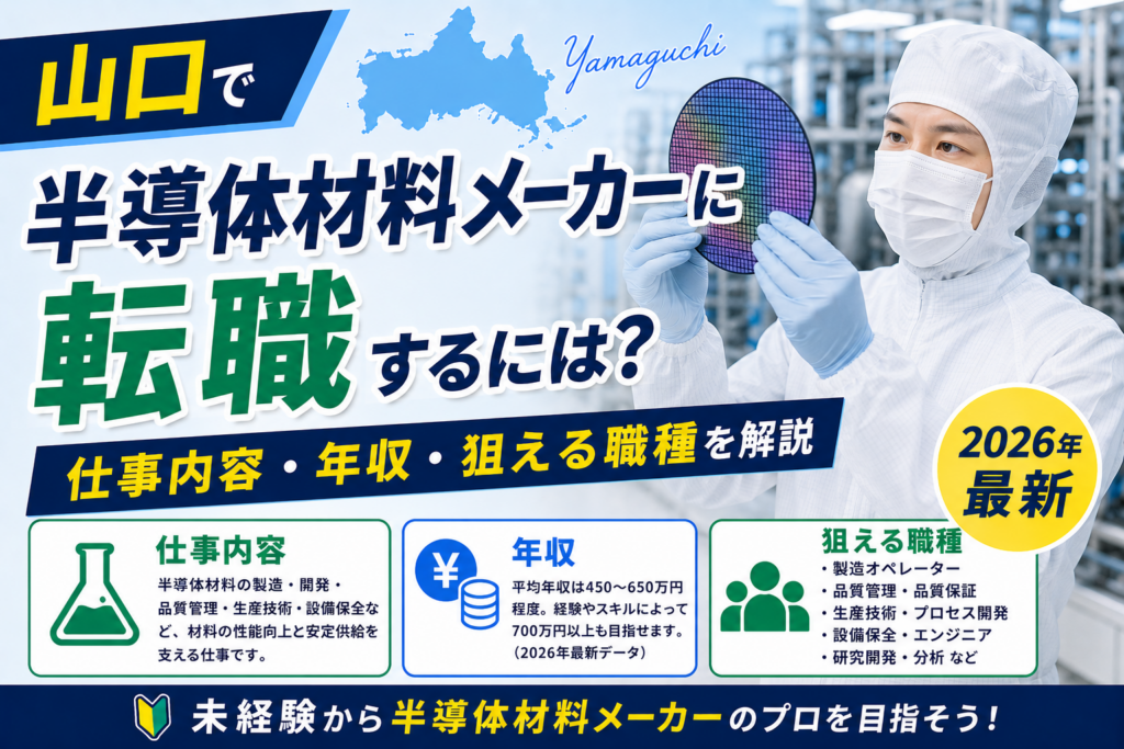 山口半導体材料メーカーへ転職