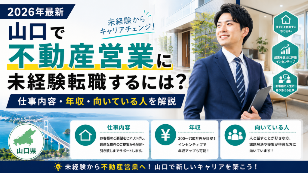 山口不動産営業転職