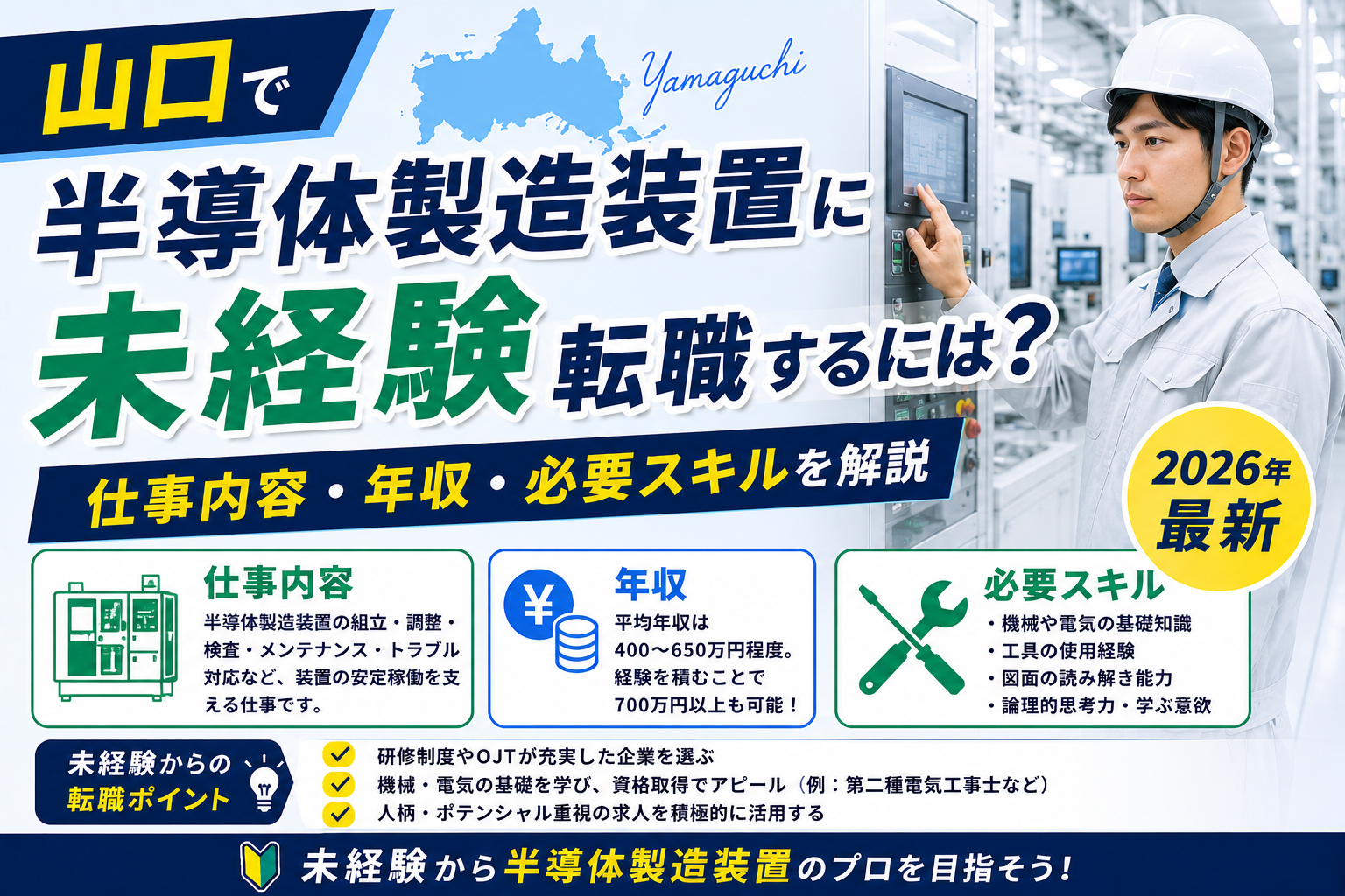 山口半導体製造装置へ転職