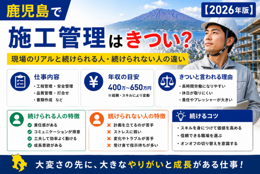 鹿児島施工管理転職