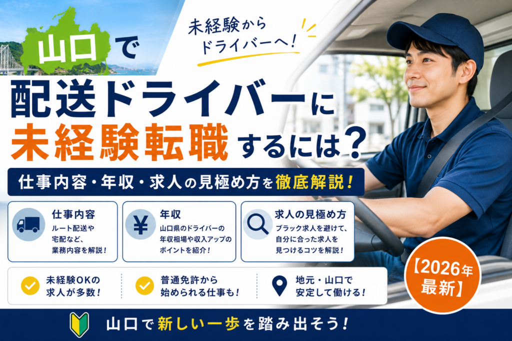 山口配送ドライバー変転職