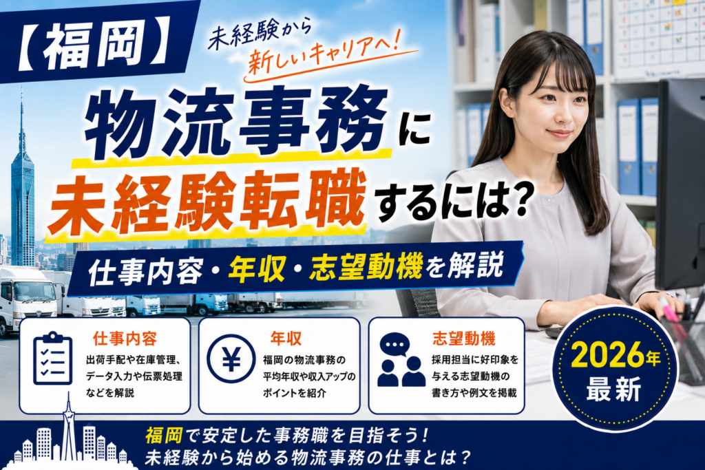 福岡物流事務転職