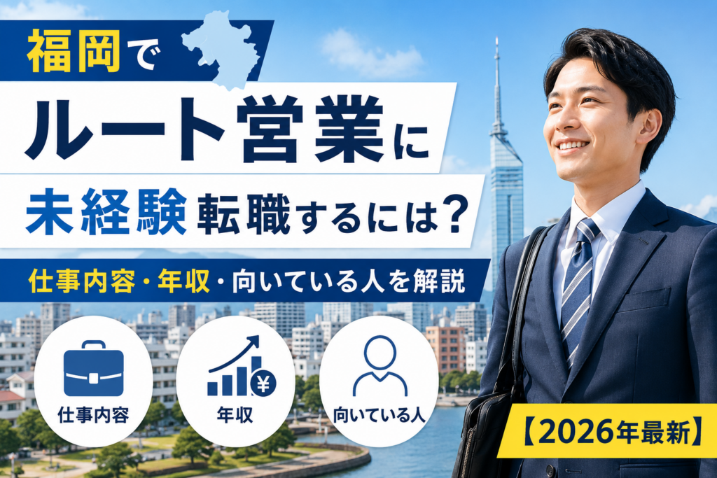 ルート営業未経験転職